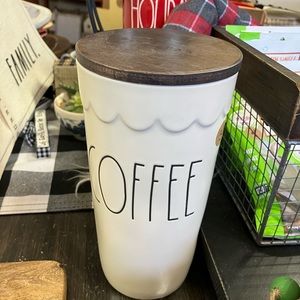 Rae dunn coffee scalloped cellar